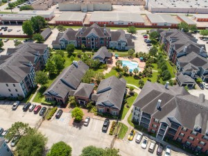 Three Bedroom Apartments for Rent in Conroe, TX - Aerial View of Community & Surrounding Area (2)      